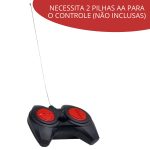 Carrinho De Controle Remoto 1:18 Importway C/ Luzes Vermelho - 5