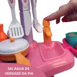 Kit Cozinha Completa Infantil Importway Rosa Com Acessórios - 6
