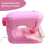 Máquina De Costura Infantil Mini Ateliê Importway Rosa Claro BW035RS - 7