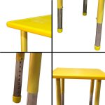 Mesa Infantil 60 x 60 Cm Amarelo BW087AM - 6