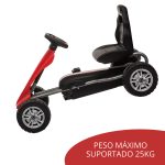 Carrinho Mini Kart Pedal Infantil BW130VM - 6