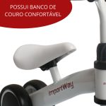 Triciclo Balance Equilíbrio Infantil Branco BW107BR - 6