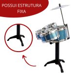 Mini Bateria Infantil Azul BW038AZ - 6