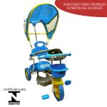 Triciclo Infantil 2 Em 1 Azul BW003AZ - 6