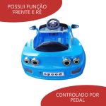 Mini Carro Elétrico Infantil 6v Azul BW005AZ - 5
