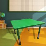 Mesa Infantil 88 x 88 Cm Verde BW088VD - 7