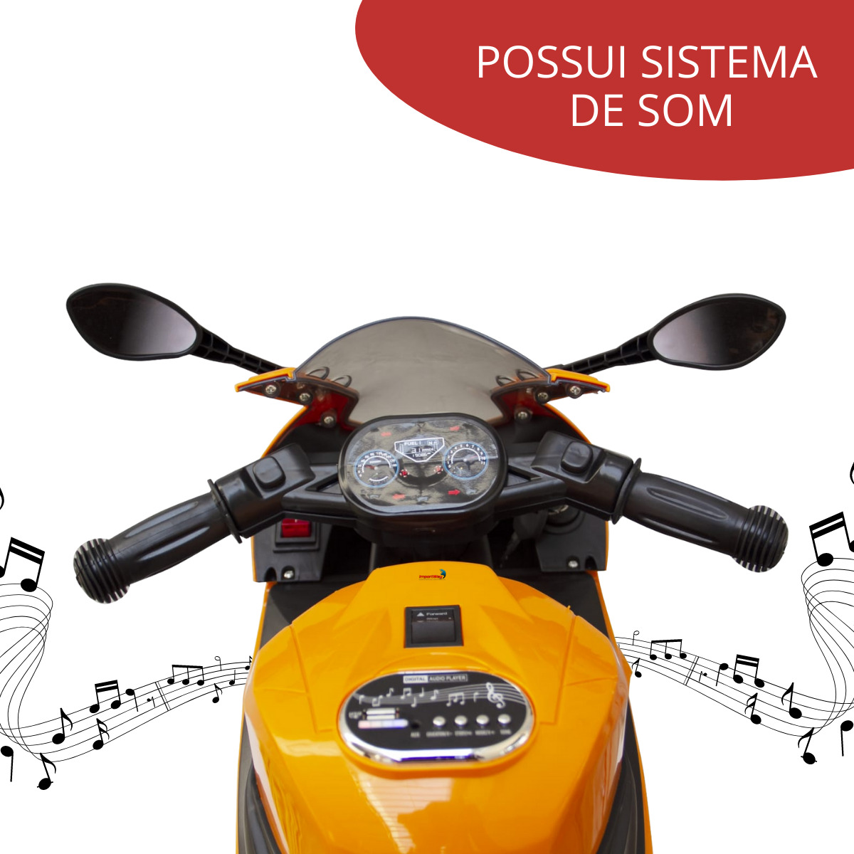 Motos elétricas para 6,7 anos