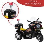 Mini Moto Elétrica Infantil Preto BW006PT - 6