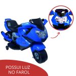Mini Moto Elétrica Infantil Azul BW044AZ - 6