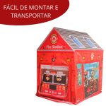 Barraca Infantil Portátil Casinha Importway Bombeiro - 5