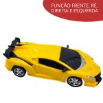 Carrinho De Controle Remoto 1:18 Importway Com Luzes Amarelo - 6