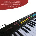 Teclado Musical 37 Teclas Com Microfone BW136 - 7