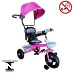 Triciclo Infantil Empurrador Com Capota Rosa BW084RS - 9