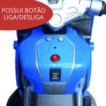 Mini Moto Elétrica Infantil Azul BW044AZ - 7