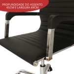 Cadeira Escritório Presidente Esteirinha Giratória - 7