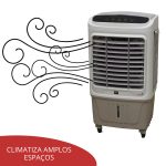 Climatizador De Ar Portátil Industrial 45l Importway 110v - 7