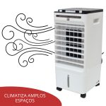 Climatizador De Ar Umidificador Portátil Importway 6l 110v - 7