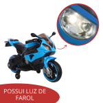 Mini Moto Elétrica 6V Azul BW127AZ - 6