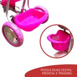 Triciclo Infantil 2 Em 1 Rosa BW003RS - 9