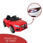 Mini Carro Elétrico Infantil 6v Com Controle Remoto Vermelho BW007VM - 8