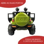 Mini Carro Elétrico Infantil Com Controle Remoto Verde BW028VD - 7