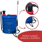 Pulverizador 2x1 Elétrico E Manual Costal 20 litros IWPM2X1-020 - 8