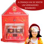 Barraca Infantil Portátil Casinha Importway Bombeiro - 7