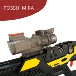 Pistola Rifle Infantil Lança Dardo E Bola De Água Importway - 9