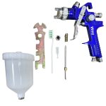 Pistola pintura gravidade hvlp 1 bico 1,4mm iwpphvlp-1b - 1
