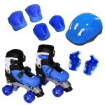 Patins 4 rodas roller bw017 Azul - 1