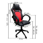 Cadeira gamer reclinável iwcgr - 2