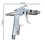Pistola pintura gravidade aerógrafo 0,5mm iwppa-pr - 2
