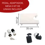 Máquina De Costura Multifuncional Portátil Com Mesa IWMC-505M - 4