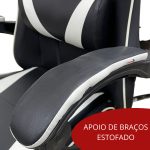 Cadeira gamer reclinável com almofada iwcgra - 5