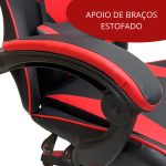 Cadeira gamer reclinável com almofada iwcgra - 5