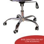 Cadeira presidente telada iwcpt-001 - 5