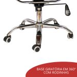Cadeira secretária esteirinha iwcse-002 - 5