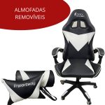 Cadeira gamer reclinável com almofada iwcgra - 6