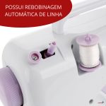 Máquina De Costura Multifuncional Portátil Com Kit De Costura E Agulha IWMC-505C - 6