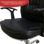 Cadeira presidente couro sintético iwcpc-001 - 8