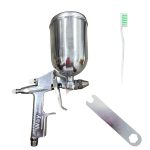 Pistola pintura gravidade aerógrafo 0,5mm iwppa-pr - 9