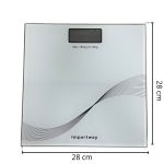 Balança Digital Vidro Corporal Banheiro Branca Importway - 2