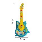 Guitarra E Microfone Infantil Musical Azul BW138AZ - 3