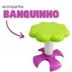 Piano Infantil Com Banquinho E Microfone Rosa BW151RS - 5