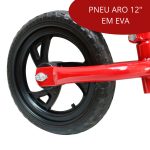 Bicicleta balance aro 12” bw152 Vermelho - 3