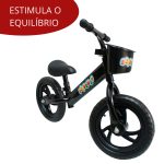 Bicicleta balance aro 12” bw152 Preto - 4