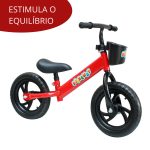 Bicicleta balance aro 12” bw152 Vermelho - 4