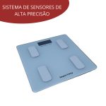 Balança Digital Bioimpedância Com Aplicativo Importway Branca - 4