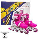 Patins 4 rodas inline bw018 Rosa - 5