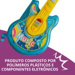 Guitarra E Microfone Infantil Musical Azul BW138AZ - 5